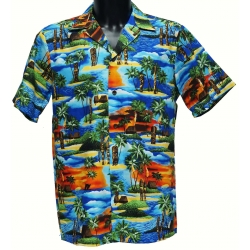 Chemise hawaienne SUNSET TIKI