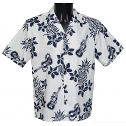 Chemise hawaienne UKULELES