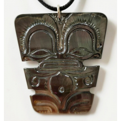 Pendentif Tiki nacre GM N 3