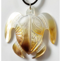 Pendentif tortue nacre gm N5