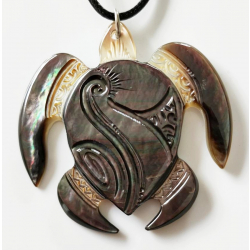Pendentif tortue nacre gm N8
