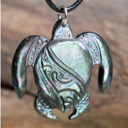 Pendentif tortue nacre PM N3