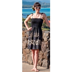 Robe Hawaienne HIBISCUS et COCOTIERS