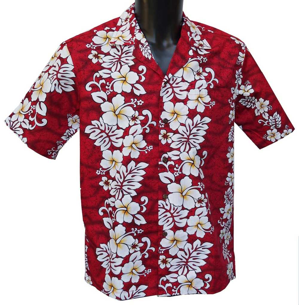 Chemise Hawaïenne Hawaï Hawaii Chemise Gris Fleurs Paisley Coloré 
