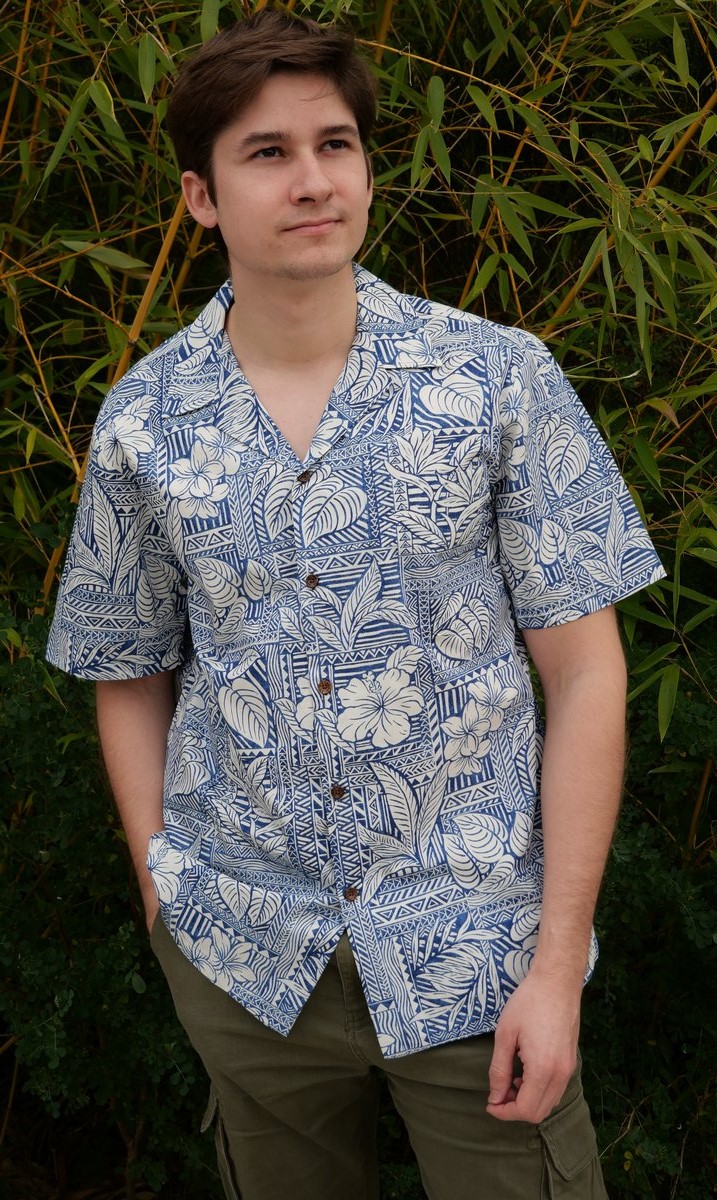 Vêtement été Manches Courtes Chemise Hawaïenne Funky V.H.O. Pour Homme - Design Perroquet Coloré - Taille XS à 12XL - Manches Courtes - Multicolore, Bleu, 6XL Chemise été Perroquet