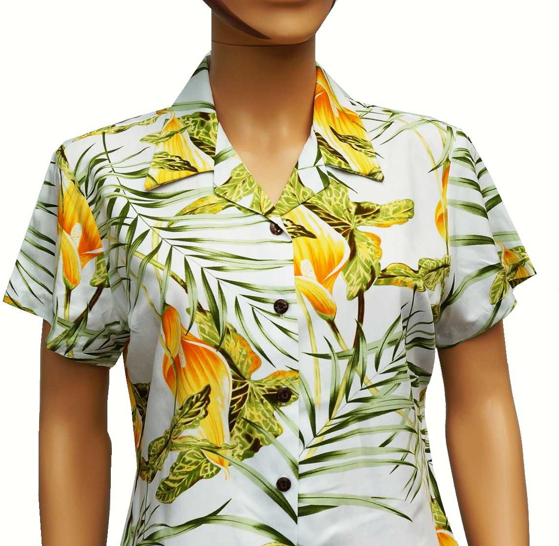 Chemisier online hawaien femme