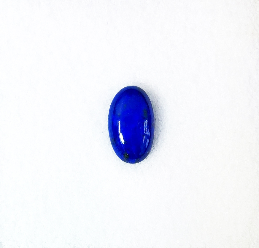 Attrayante Lapis Lazuli Bleu 6.85 Ct Ovale Cabochon Egl Certifié Lâche Pierres Précieuses Or Lapis Lazuli Floconné Pour La Fabrication de Bijoux 