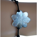 Bracelet nacre fleur de tiaré GM N°6