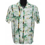 Chemise hawaienne BAMBOUS Blanc