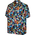 Chemise Hawaienne BEERS BOTTLES