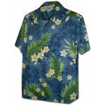 Chemise Hawaienne FRANGIPANIER FROM HAWAII