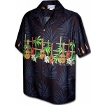Chemise hawaienne GUITARES ET BAMBOU