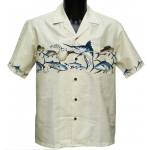 Chemise Hawaienne Marlin Beige