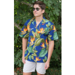 Chemise hawaienne OAHU Bleu