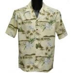 Chemise Hawaienne Orchid Cream