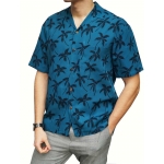 Chemise hawaienne PALM TREE IN DEEP