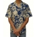 Chemise hawaienne PINEAPPLE GARDEN BLUE