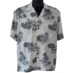 Chemise hawaienne PINEAPPLE MAP WHITE