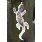 Pendentif Lzard nacre GM N 6 