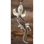 Pendentif Lzard nacre PM N11