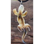 Pendentif Lzard nacre PM N 9