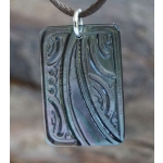 Pendentif Plaque tahitienne N7