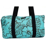 Sac polochon monstera lover turquoise