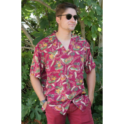 Chemise hawaienne iles de l'archipel