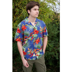 Chemise hawaienne en viscose