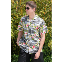 Vritable Aloha Shirt signe RJC Hawai