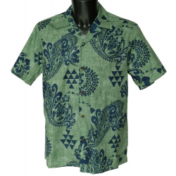 chemise hawaienne tribale
