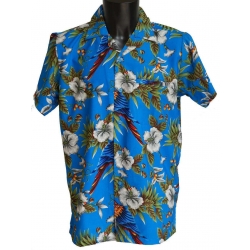 chemise avec des perroquets