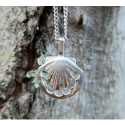Pendentif argent coquille