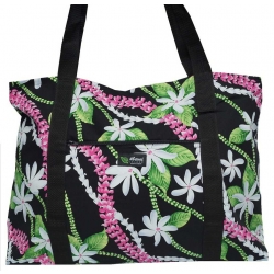 Sac plage fleurs coton