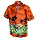 Chemise Hawaienne CHOPPER AT SUNSET