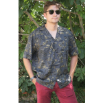 Chemise hawaienne GOLDEN VINTAGE Grey