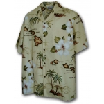 Chemise Hawaienne PARADISE ISLAND