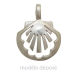 PENDENTIF ARGENT COQUILLE 