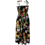 ROBE HAWAIENNE PASSION PARADISE NOIRE