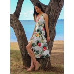 ROBE HIBISCUS ON PARADISE crme