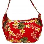 Sac Banane hawaien Cute plumeria red