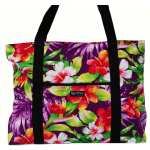 Sac Cabas Watermark floral violet