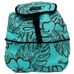 Sac  dos  Monstera lover turquoise