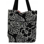 Sac fourre-tout reversibleMonstera lover noir