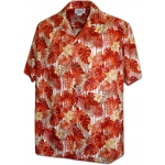 Chemise Hawa�enne TREILLE ORANGE